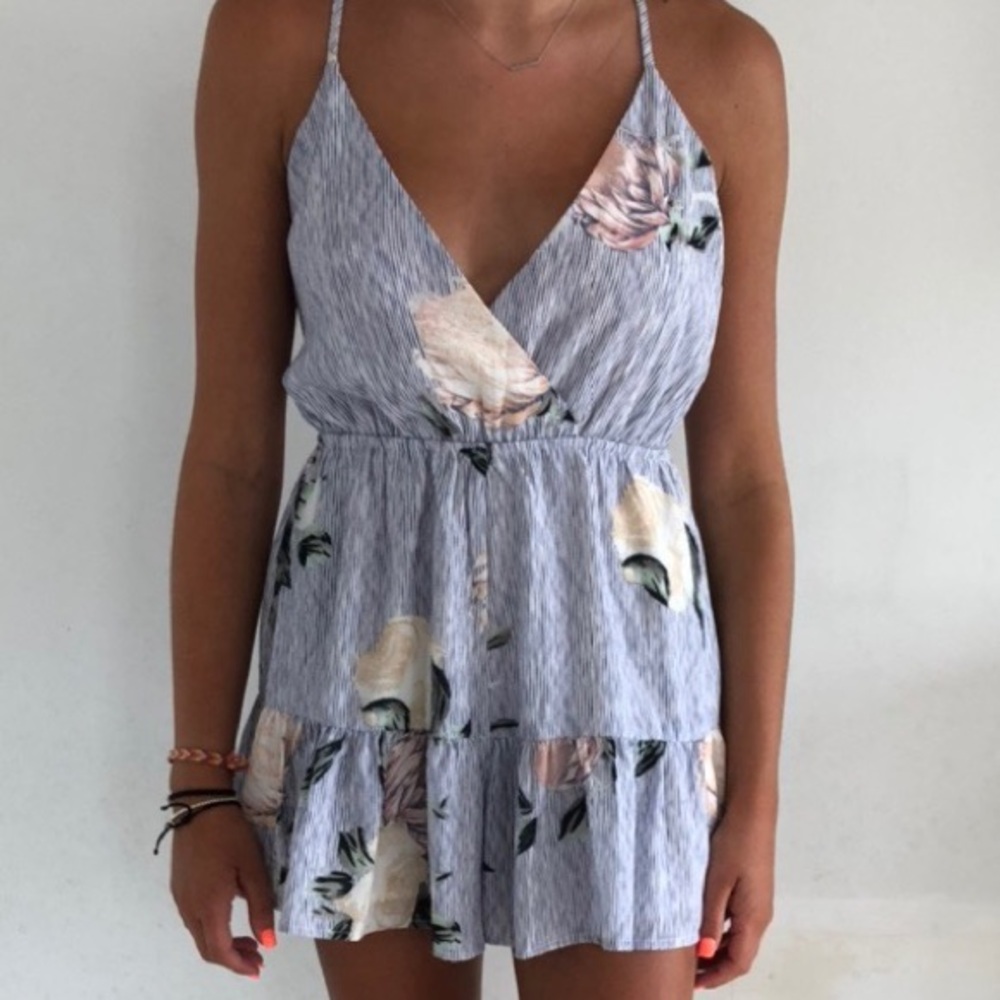 Floral flowy romper